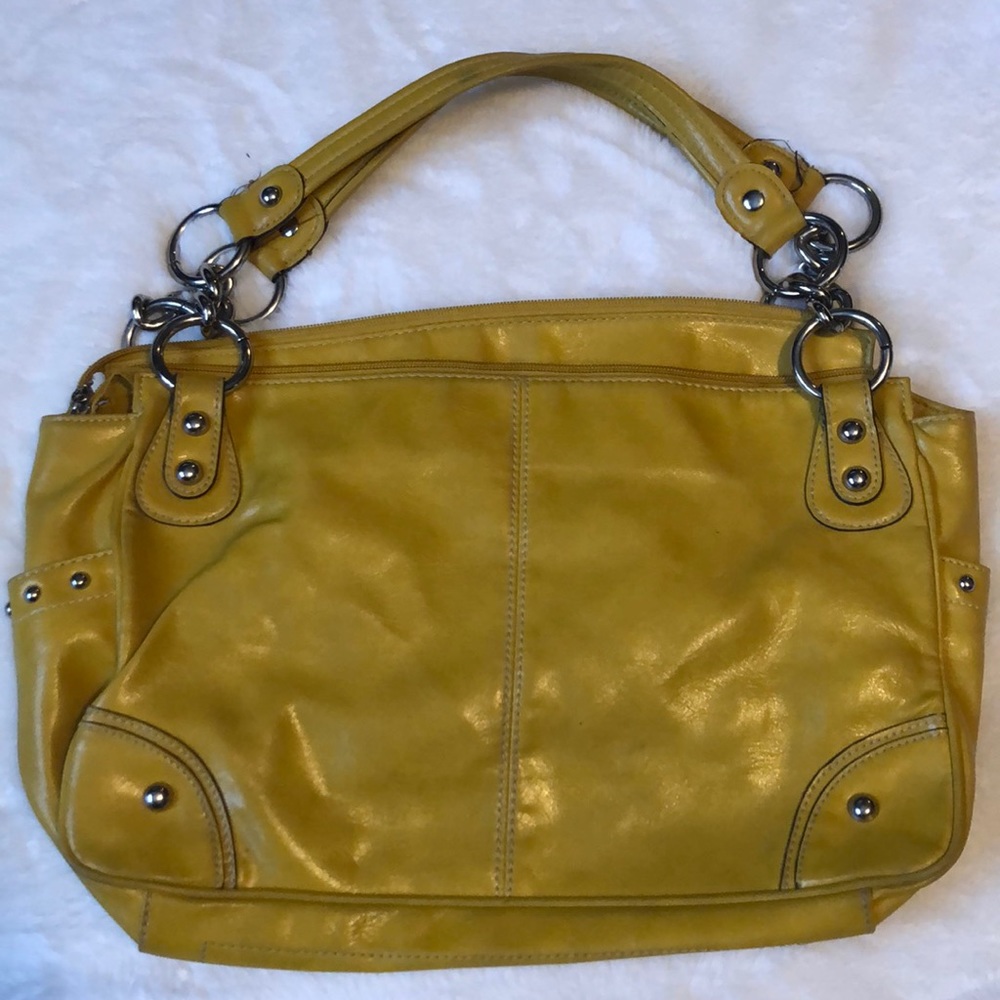 Kathy Van Zeeland Yellow Purse